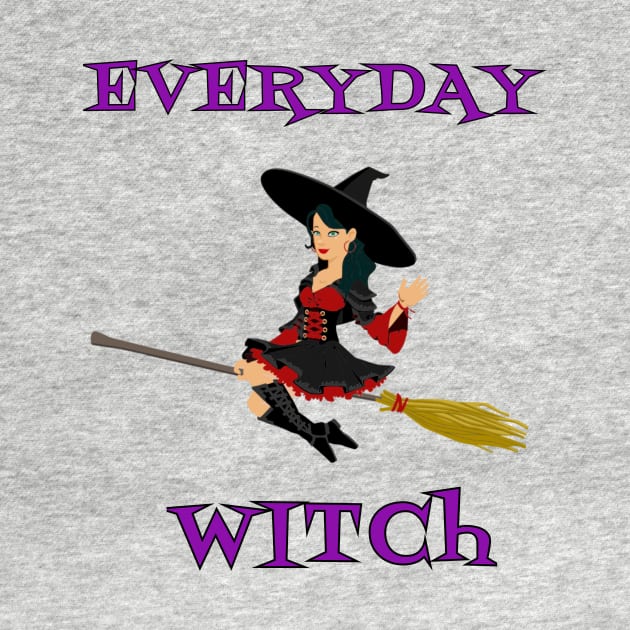 Everyday Witch Happy Halloween Wiccan Mystery Magic by klimentina